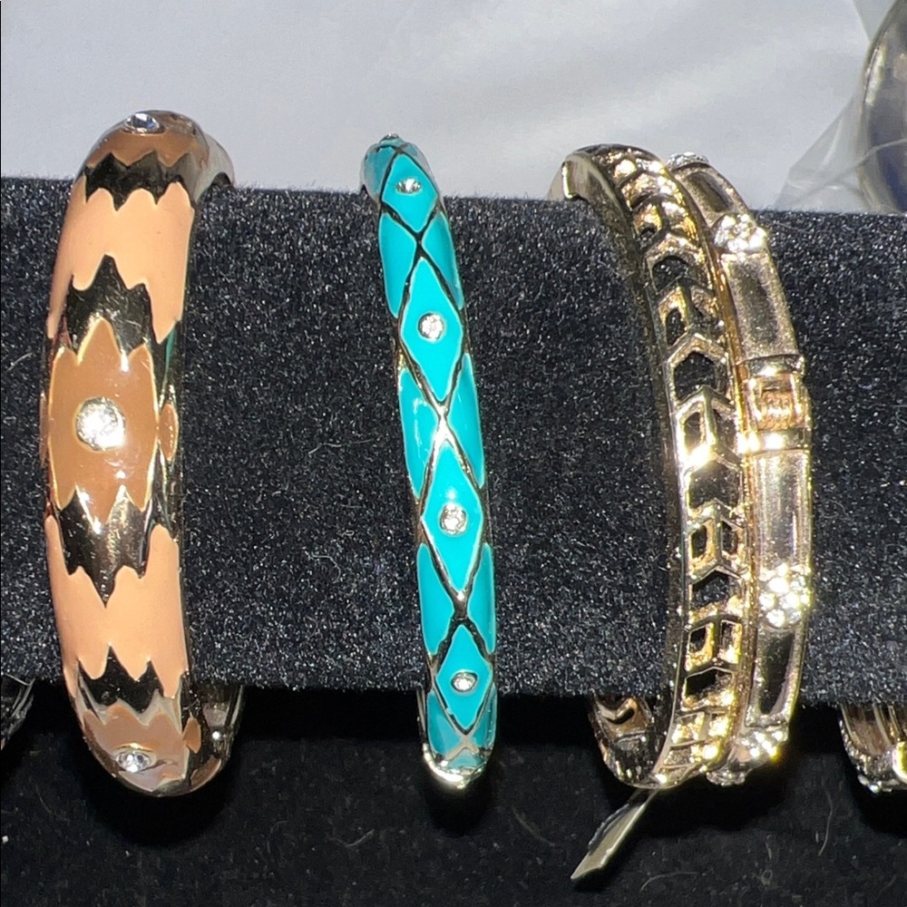 Chic Multicolor Bangle Bracelets - Picture 6 of 12